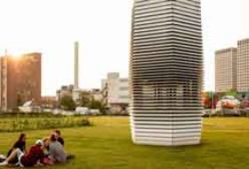 Smog Free Tower：吸收空气中的灰尘 过滤净化空气-硬蛋网